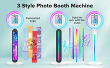 Load image into Gallery viewer, Selfie Stand Photo Booth Machine ipad Photobooth compatible for 10.2-12.9inch ipad  Photo Booth Stand Machine for Party Wedding
