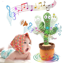 Load image into Gallery viewer, 1pc Dancing Cactus Toy,Repeat Talking ,Song Speaker Wriggle Dancing Sing Talk, Plushie Stuffed ,Interaction and Decoration
