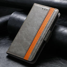 Load image into Gallery viewer, Luxury Leather Case For iPhone 13 11 12 14 Pro Max Mini Wallet Pocket Flip Case Cover Vintage Luxury Genuine Leather Fashion Business Classic Flip Case For Men
