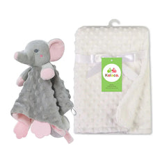 Load image into Gallery viewer, Personalized Newborn Baby Blanket with Name &amp; Custom Stroller Gift Set
