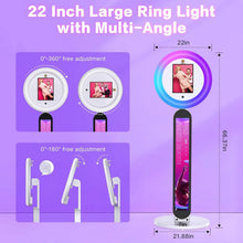 Load image into Gallery viewer, Selfie Stand Photo Booth Machine ipad Photobooth compatible for 10.2-12.9inch ipad  Photo Booth Stand Machine for Party Wedding
