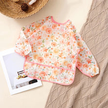 将图片加载到图库查看器，Waterproof Long Sleeve Baby Bib | Washable Feeding Bib with Full Coverage &amp; Easy Clean Design

