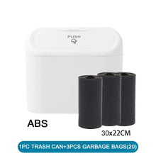 将图片加载到图库查看器，Car Trash Can (with Lid) Contains 60 (300) Garbage Bags, Small Car Trash Can, Leak-proof Mini Car Accessories
