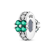 将图片加载到图库查看器，100% 925 Sterling Silver Rainbow Zircon Butterfly Dragon Silicone Stopper Charms - Colorful Beads for DIY Bracelets, Customizable Jewelry for All Occasions

