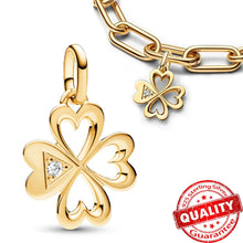 Load image into Gallery viewer, Sparkling Star Mini Dangle Charm - 925 Sterling Silver Green Heart Charm for Me Bracelet, Zircon &amp; Crystal Accent, Customizable Girl Party Jewelry
