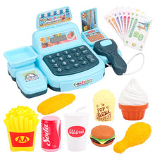 Load image into Gallery viewer, Simulation Shopping Cash House Toys Electronic Game Lighting And Sound Effects Supermarket Cashier Toys
