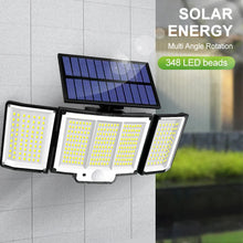 Load image into Gallery viewer, 234/318/348 LED Solar Motion Sensor Light – Super Bright Outdoor Floodlight with 3 Modes, IP65 Waterproof, Remote Control &amp; Wide-Angle Illumination
