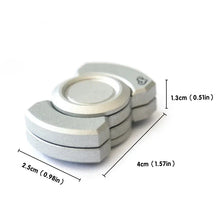 Load image into Gallery viewer, Metal Magnetic Slider Fidget Toy – Mini EDC Hand Spinner Push Card for Adults

