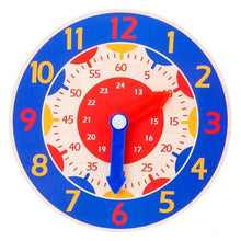 Load image into Gallery viewer, Montessori Wooden Clock Time Learning Toy
