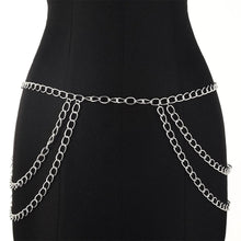 Load image into Gallery viewer, Multilayer Metal Women's Waist Chain Belt Fashion Sexy Body Jewelry Female Trendy Clothing Accessories
