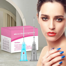 Load image into Gallery viewer, Medical Sterile Microcannula 27g 38mm 50mm Blunt Tip Micro Cannula Needle For Injectable Hyaluronic Acid Fillers
