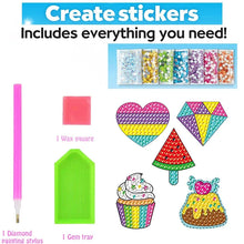 将图片加载到图库查看器，Big Gem Diamond Painting Kit - DIY Mosaic Art &amp; Sticker Craft for Kids
