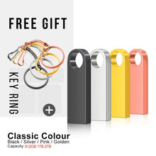 Load image into Gallery viewer, New 2025 Metal Pen Drive 2TB Cle Usb Flash Drives 1TB High Speed Pendrive 512TB 128GB Memoria Usb 3.0 For xiaomi mijia equipment
