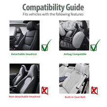 Load image into Gallery viewer, AUTOYOUTH Front Car Seat Covers Airbag Compatible Universal Fit Most Car SUV Car Accessories Car Seat Cover for Toyota 3 color

