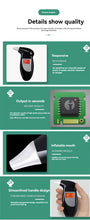 将图片加载到图库查看器，Birds Beak Vehicle Breathalyzer Blowing Digital Display Portable Drink-driving Breathalyzer Detector For Vehicle

