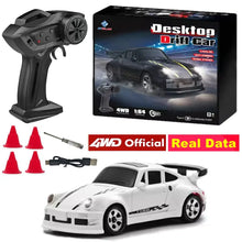 Load image into Gallery viewer, 4WD RC Drift Racing Car - 1/43 Mini High-Speed Electric Car with Gyroscope, Realistic Lights, Remote Control Toy for Kids &amp; Adults
