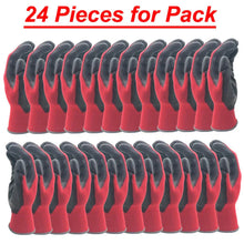 Load image into Gallery viewer, 24PCS Professional Protective Gloves – PU Coated Work Gloves for Construction, Gardening &amp; Light-Duty Tasks
