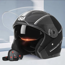 Load image into Gallery viewer, Motorcycle Dual Visor Flip Up Modular Full Face Helmet Anti-fog Street Bike Racing Helmet for Women, Men, 4 Colors
