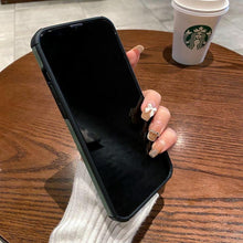 Load image into Gallery viewer, Vintage Green PU Leather Case For iPhone 13 12 11 Pro Max Mini XR XS X 7 8 Plus  Luxury Silicon Bumper Shockproof Soft Cover  Ultra Thin Slim Leather Case Anti-Scratch Hard Back Cover for iPhone
