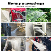Load image into Gallery viewer, 60BAR Wireless High Pressure Car Wash Water Gun Car Washer Self Priming Sustain 300W For Auto Home Garden Cleaning Car Washing
