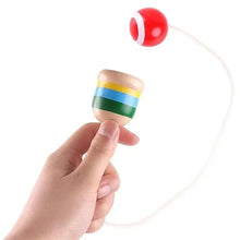 Load image into Gallery viewer, Montessori Wooden Skill Sword Cup Toy – Educational Throw &amp; Catch Game
