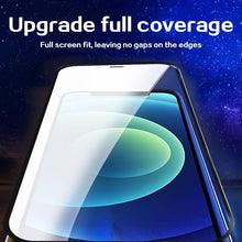 Load image into Gallery viewer, 4PCS Full Cover Protective Glass For iPhone 13 12 11 Pro Max Screen Protector For iPhone 6 7 8 Plus X XR Xs SE 2020 Mini Glass  Full Glue Big Curved Edge Flexible Tempered Glass for iPhone
