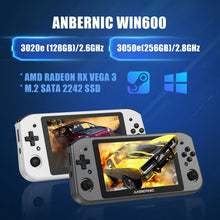 Load image into Gallery viewer, ANBERNIC Win600 PC Games Handheld AMD 3020e/3050e 5.94 Inch IPS Screen Office Video Game Console Windows 10 WiFi5  Pocket Laptop

