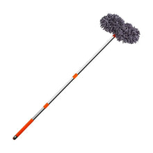 Load image into Gallery viewer, LEIBOO Car Washer Mop Foam Wash Chenille Brush Double Brush Head Roof Window Cleaning Maintenance Three-Section Telescopic Mop
