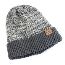 Load image into Gallery viewer, New Unisex Two-Tone Winter Hats Add Fur Lined Men And Women Fashion Warm Beanie Cap Casual Winter Knitted Hats

