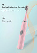 将图片加载到图库查看器，Electric Toothbrush for Adults Soft DuPont Bristle Portable Battery Endurance IPX6 Waterproof Intelligent Effective Oral Care
