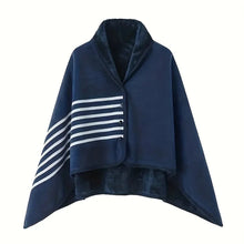 将图片加载到图库查看器，Wearable Blanket Shawl – Flannel Lazy Office Wrap
