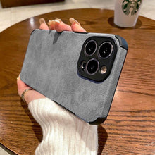 Load image into Gallery viewer, Vintage Green PU Leather Case For iPhone 13 12 11 Pro Max Mini XR XS X 7 8 Plus  Luxury Silicon Bumper Shockproof Soft Cover  Ultra Thin Slim Leather Case Anti-Scratch Hard Back Cover for iPhone

