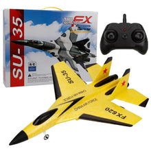 Load image into Gallery viewer, RC Foam Aircraft SU-35 Plane 2.4G Radio Control Glider Remote Control Fighter Plane Glider Airplane Foam Boys Toys for Children
