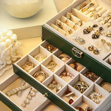 Load image into Gallery viewer, Jewelry Storage Box – Necklace &amp; Earrings Organizer for Gifts
