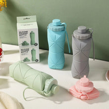 Load image into Gallery viewer, Portable Silicone Folding Water Cup - Scalable Travel Bottle for Outdoors
