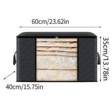 将图片加载到图库查看器，Large Capacity Foldable Clothes Storage Bag – Blanket &amp; Closet Organizer
