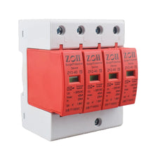 Load image into Gallery viewer, AC SPD 1P+N 3P+N 2P 4P 20KA~40KA C ~385VAC House Surge Protector protection Protective Low-voltage Arrester Device
