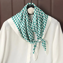Load image into Gallery viewer, Luxury Satin Silk Square Scarf – Shawl, Hijab &amp; Fashion Wrap 2023
