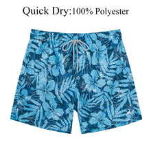 Load image into Gallery viewer, Men's Swim Shorts Quick Dry Beach Board Shorts with Mesh Lining New Summer Swimwear Surfing Swim Trunks for Men Men's Shorts Athletic Shorts Men's Spring and Summer Street Leisure Sports Drawstring Men's Short
