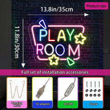 Load image into Gallery viewer, Game Room Neon Sign LED Signboard For Gamer Room Playstation luminous ads for business Teenager Room Wall Decor Light Gamer Gift
