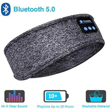 将图片加载到图库查看器，Fone Bluetooth Earphones Sports Sleeping Headband Elastic Wireless Headphones Music Eye Mask Wireless Bluetooth Headset Headband
