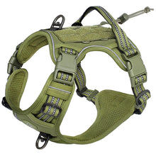Load image into Gallery viewer, Tactical No-Pull Dog Harness – Adjustable MOLLE Military Vest for Medium &amp; Large Dogs

