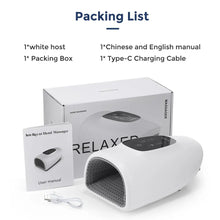 Load image into Gallery viewer, Wireless Electric Hand Massager Air Compression Hot Compress Palm Acupoint Massager Finger Arthritis Numbness Muscle Relaxation
