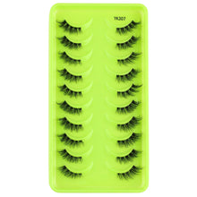 Load image into Gallery viewer, New Half Eyelashes 3D Cat Eye Lashes Clear Stem False Lashes
