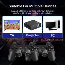 Load image into Gallery viewer, Video Game Console Built-in 20000+ Games Retro Handheld Game Player 64G 4K TV Game Stick 2.4G Wireless Controller Gamepad
