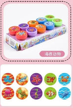 Load image into Gallery viewer, 10pcs Assorted Self-Inking Stamps for Kids - DIY Craft &amp; Scrapbooking
