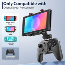 将图片加载到图库查看器，Adjustable Switch Pro Controller Handle Bracket Game Accessories Gamepad Clip Clamp Holder Mount
