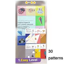 Load image into Gallery viewer, Origami Kit with 30/96 Sheets &amp; Guiding Book - DIY Art Craft for Kids &amp; Beginners
