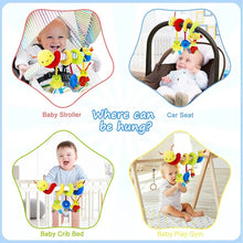 Load image into Gallery viewer, Cute Activity Musical Spiral Crib Stroller Car Seat Travel Hanging Toys Baby Boys Girls Rattles Toy
