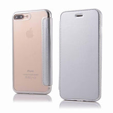 Load image into Gallery viewer, Luxury Slim Leather Wallet Flip Case For iPhone 14 Pro 13 12 Card Holder Cover Shock-Absorption Anti-Scratch Bumper Back Cover for New iPhone
